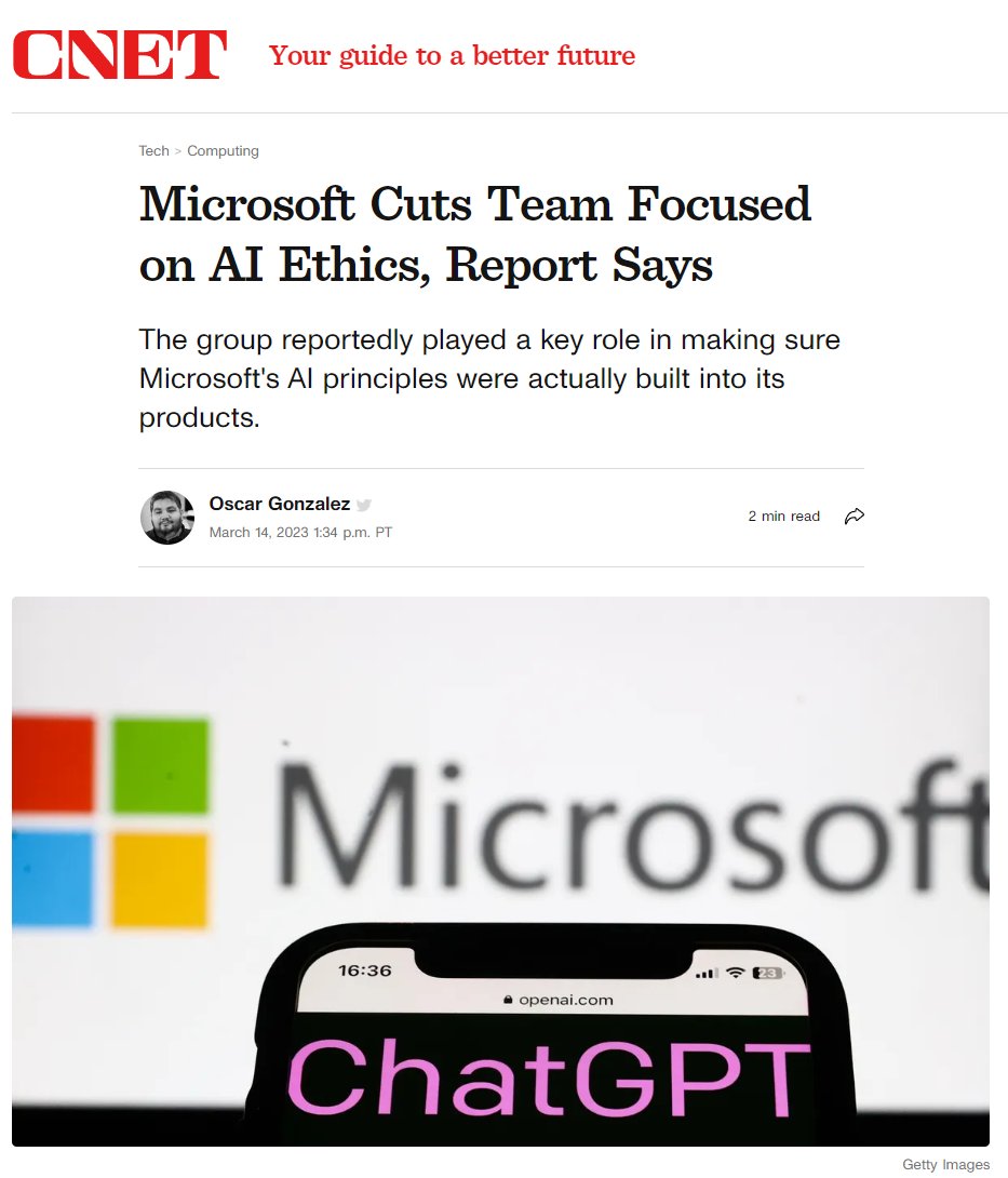 This creates a stock market war-like situation, with companies racing to launch AI products. Ethics...