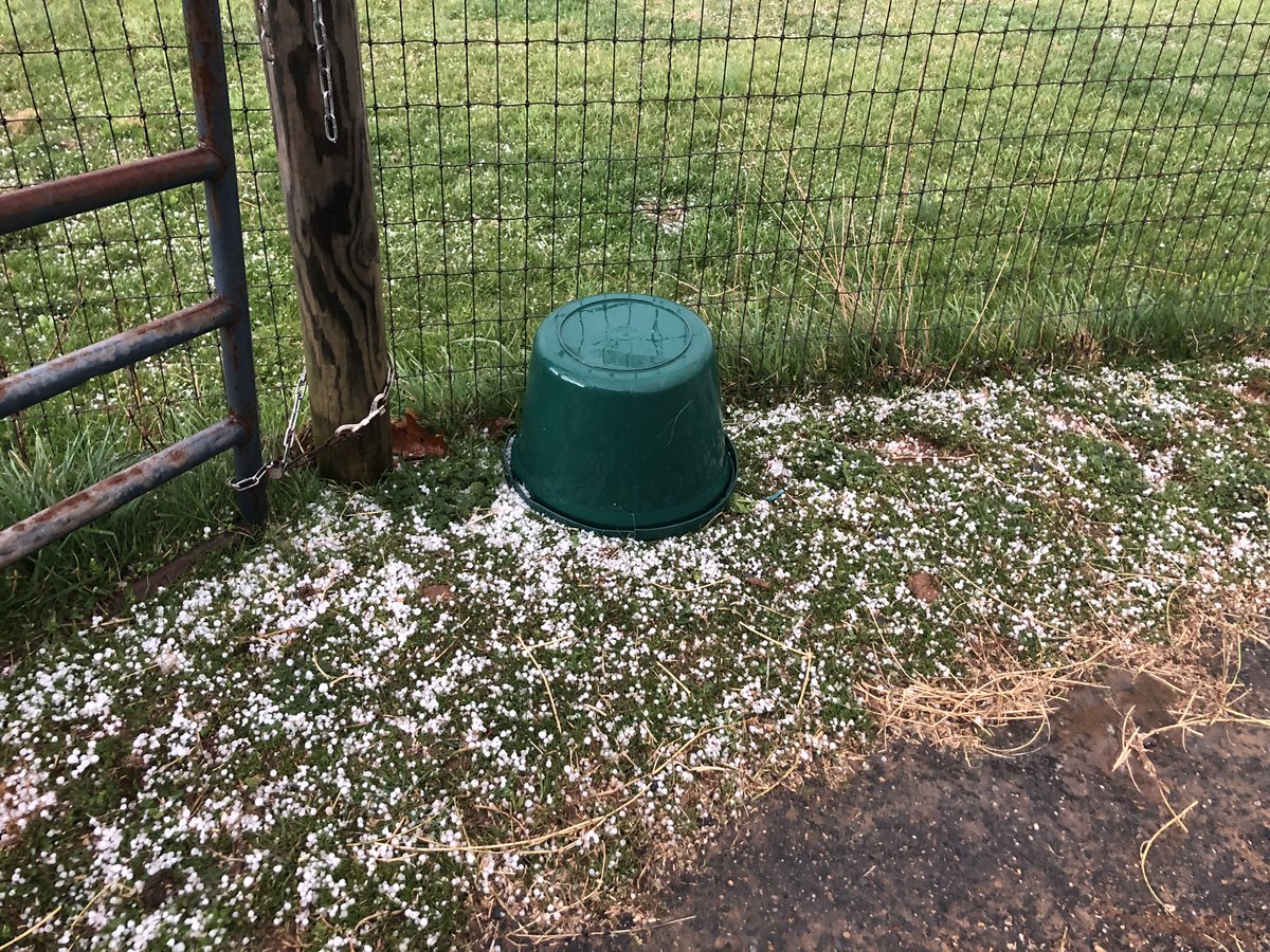 otterschnauzer's tweet image. Hail in #Finksburg #CarrollCountyMD 
Sounds like worst of the storm has passed this area off Deer Park Rd near Rt 91. I hope! It’s still rumbling, raining &amp;amp; lightning #mdwx @TonyPannWBAL @cesar_wx @WeatherErik @JustinWeather @WeatherNation