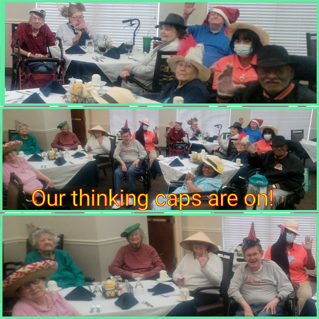 TripleCreek_RC's tweet photo. To create epic moments, the  Life Enrichment team plans ahead with the residents! We put on our "Thinking Caps On," and we "Blossomed with Bright Ideas!" for our 2024 Theme Dinners!

#ThemeDinner2024Brainstorm
#trilogyliving https://t.co/Ka4DPRKmHD