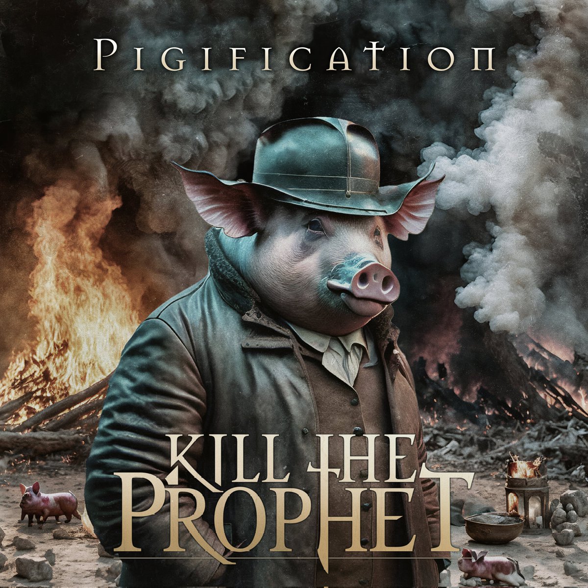 Kill the Prophet 'PIGIFICATION' soon... 🐷 #killtheprophet #deathmetal #metalmusic #metalband #pigification #pig #spell #newsong #comingsoon