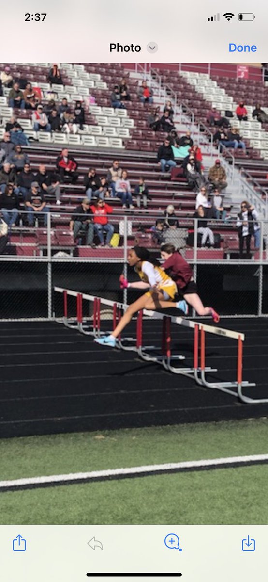 The M.J.H.S. boys and girls track teams opened their season today at the Early Bird Invitational in Boardman, OH. Destiny took 1st in her heat and placed 3rd overall today in the hurdles! #bringthejuice