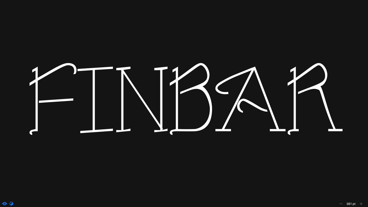 Hey #font fans,
making some progress with a new font. Here’s a sneak preview of a very early and very rough version of “Pluscarden.”

Inspired by the hand of a Benedictine monk who scribbled down some letters for me with a biro and some scrap paper!

#typography <a href="/ilovetypography/">I Love Typography</a>