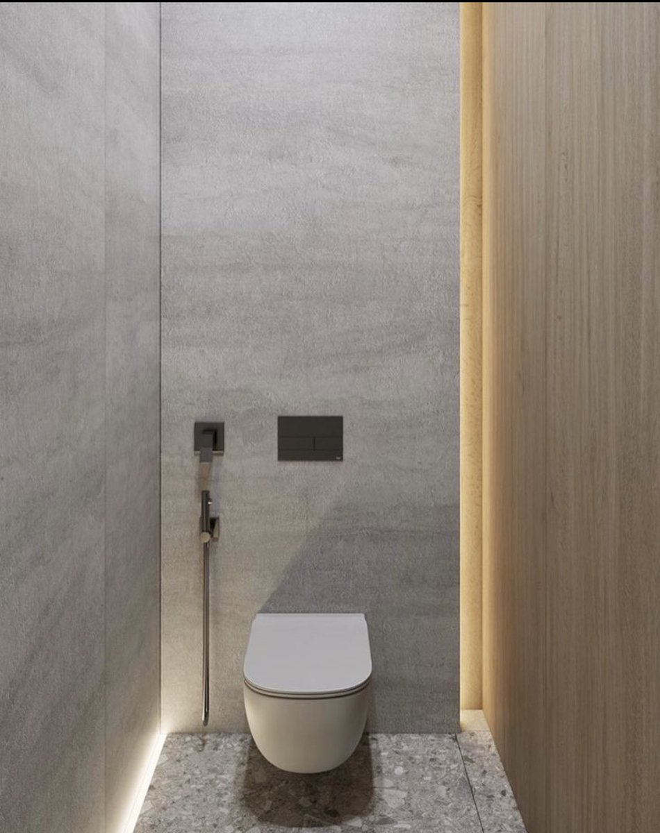 دورات مياه الضيوف يفضل دائماً تكون مساحتها صغيره دون اضافة وظائف غير مستخدمة مثل الشاور، من الممكن اضافة مغسلة صغيرة داخل دورة المياه ولكن يجب اخذ بعين الاعتبار حجمها وسلاسة تصميمها يفضل ان يكون عرضها لا يتجاوز ١.٥م للعرض وطولها كل ماقل صار افضل.
#صباح_الخير #ديكور #تصميم_داخلي