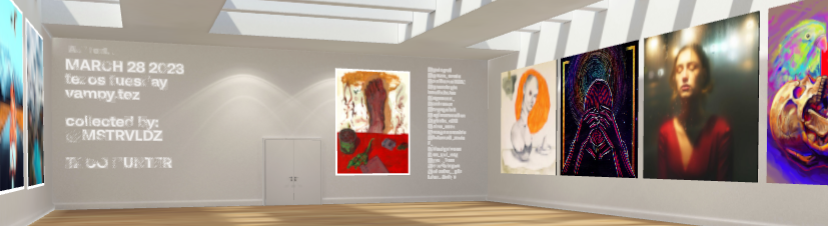 I CANT BELIEVE I COLLECTED SO MUCH TEZOS ART... AGAIN 
🔥🔥🔥 
#TEZOS TACO HUNTER 3/28 vampy.tez 
#ONCYBER GALLERY #tezostuesday 
 (19) + Artist Collected 
🖼️👀
🔗oncyber.io/spaces/anl16xs…
🔥🔥🔥
ARTIST IN THE GALLERY
<a href="/Gelogoh/">goh</a>
<a href="/grace_anata/">Grace Anata</a>
<a href="/Nokturnal2022/">Nokturnal (Mirrored World)</a>
<a href="/gravotopia/">Gravotopia.tez</a>
lazoduke.tez