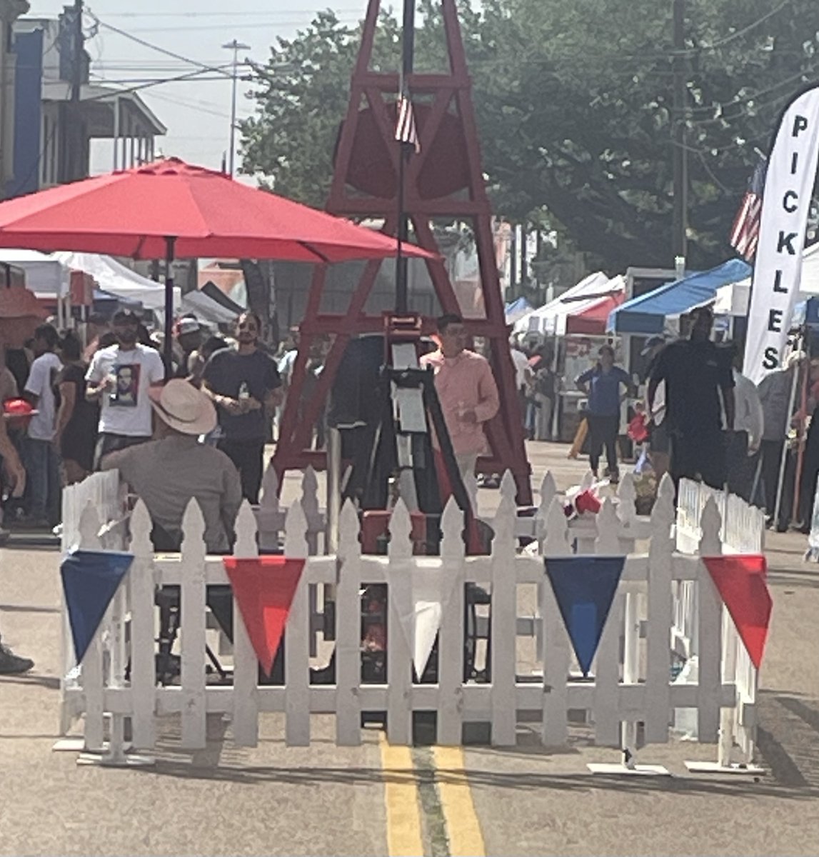 Great attendance today at Good Oil Days in downtown Humble.