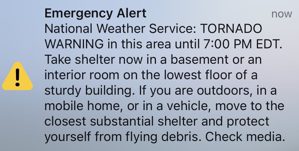 Advisory for Medici City: Take shelter immediately.