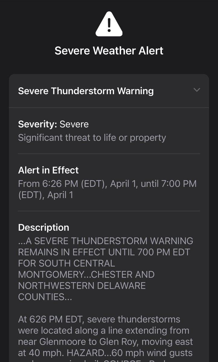 Remain in shelter until the storm passes.
