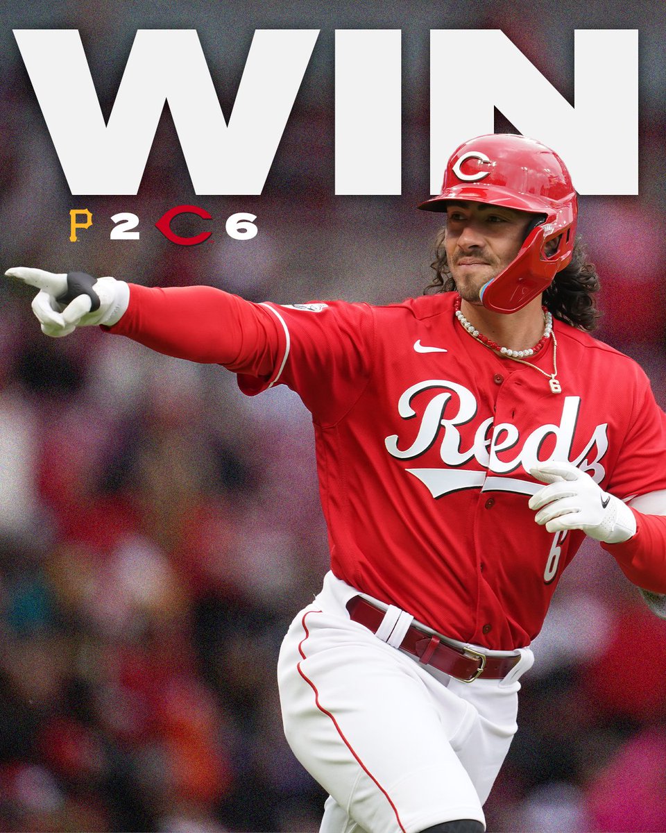 Reds's tweet photo. The Cincinnati Reds won today's baseball game❗️ https://t.co/ZxsrxASlAa