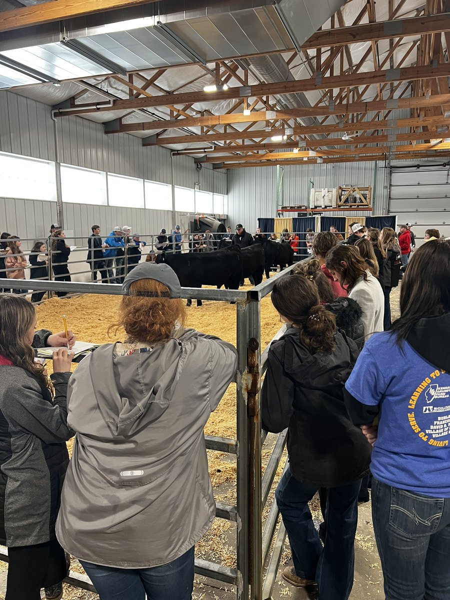 _ICAG_425's tweet photo. Indian Creek members competed at the Joliet Junior College Livestock Judging Invitational! They did a great job; we’ll get results later tonight or tomorrow! #BackthePack #ICFFA https://t.co/KHOSh5McgL