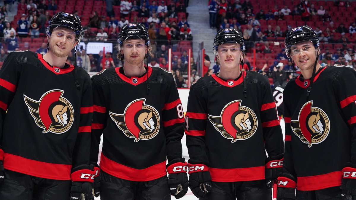 Senators's tweet photo. From @UNDmhockey ➡️ #Sens 

#GoSensGo https://t.co/EhBF7DaNeq