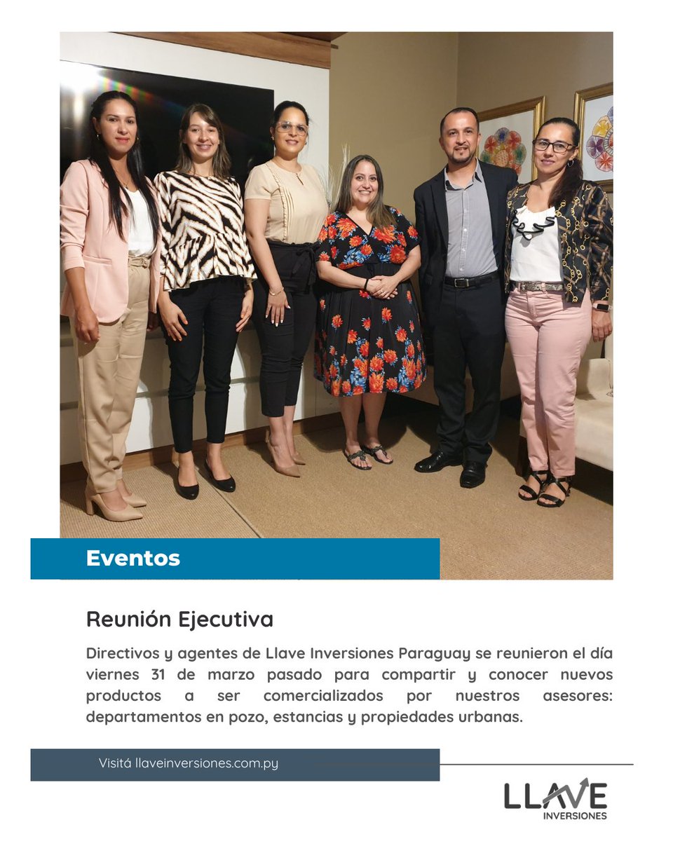 llavepy's tweet image. Amena reunión del team ejecutivo de #LlaveInversionesPy 🔑🇵🇾