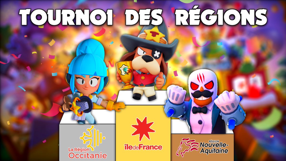 TournoiDRegions's tweet photo. Le Tournoi des Régions se termine ce soir avec la victoire de l’Île de France!🏆

Un grand merci à tous les joueurs et staff des régions, tout le staff, les casters et les CM BS FR pour votre participation, et le soutient apporté tout au long du tournoi!😄

On espère se revoir!😁 https://t.co/hX7gW3RTOM