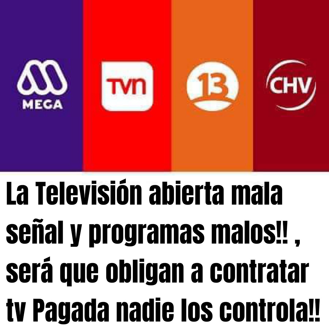 augusto_banados's tweet image. 📺Parece que nos están cagando!!!
#Anatel 
#13TV 
#CHV 
#tvn 
#diputadosdechile 
#SenadodeChile 
#cernac