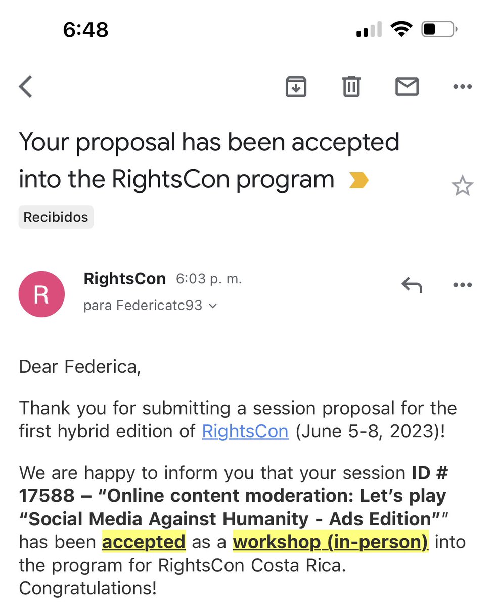 TllaFederica's tweet photo. Estoy demasiado orgullosa de informarles que estaremos jugando Social Media Against Humanity en #RightsCon2023, esta vez con un twist orientando a anuncios en línea. Gracias por seguir creyendo en la gamificación como herramienta creadora de conocimiento y pensamiento crítico 🙌🏽 https://t.co/ID1PpnSZLh
