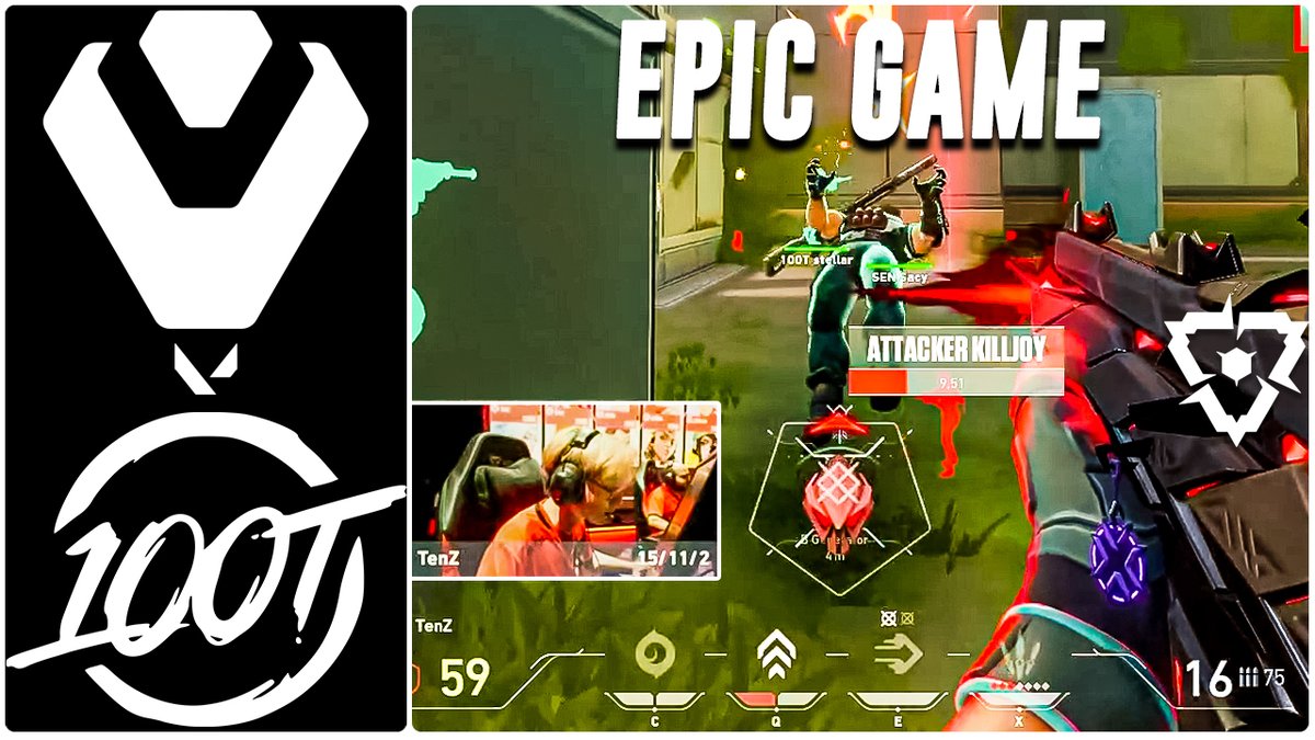 Valorant Mundi on Twitter "EPIC GAME! Sentinels vs 100T_Esports