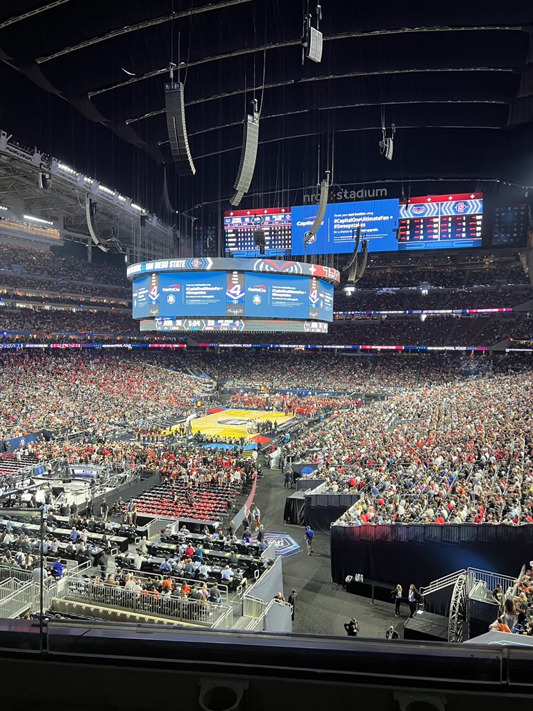 GinniBeaty's tweet photo. We would love a seat upgrade!! #capitoloneultimatefan + #Sweepstakes We are in section 348, B, 9-10!!! https://t.co/7umzYv1aQD
