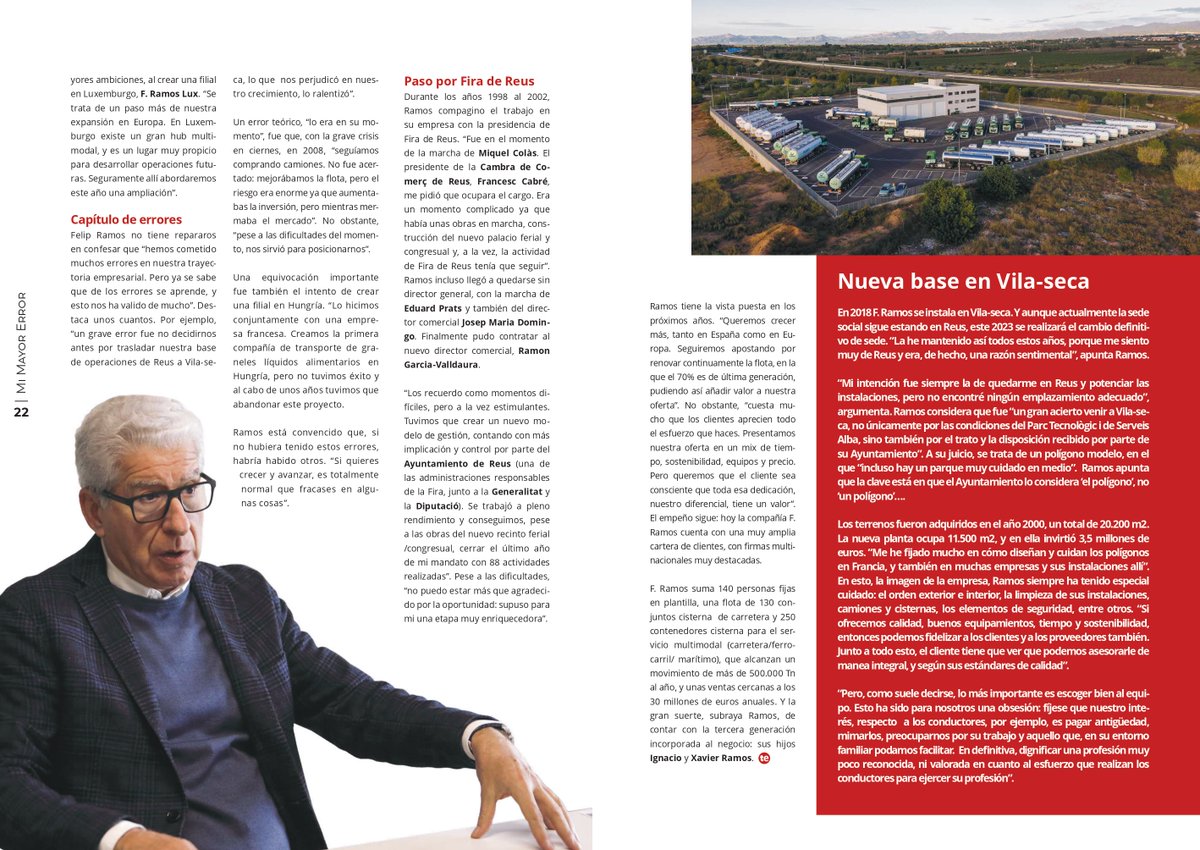 Llegint l'entrevista de @TGNempresarial  a un dels empresaris del polígon l'Alba #Vilaseca: l'empresa Felip Ramos.
Importantíssim seguir captant empreses, posant sòl industrial a la seva disposició perquè aleshores generem riquesa i llocs de treball.  bit.ly/3lWb5Gp