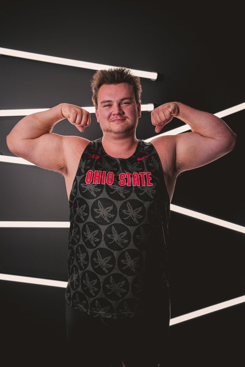 The Buckeye men showed up in a big way in the shot put at the Bobcat Invite ⤵️

- 5th: <a href="/J_Miller_98/">Josh Miller</a> (17.72m - outdoor PR)
- 9th: <a href="/thee_ar15_/">Adam Riedinger</a> (17.14m - PR)

#GoBucks
