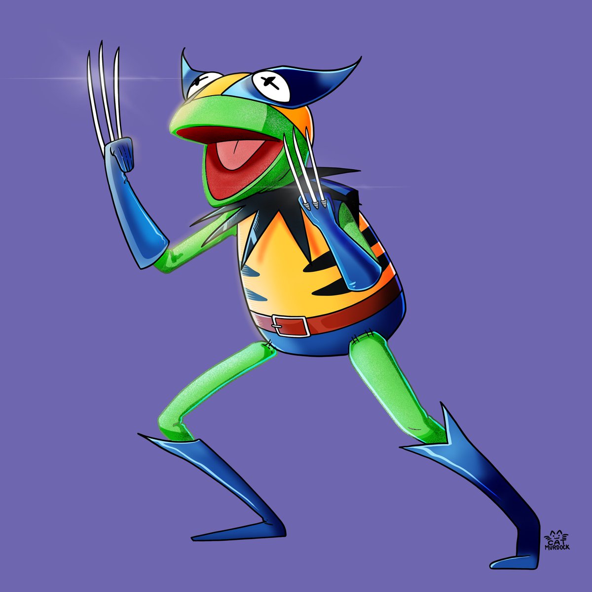 Just wanted to thank <a href="/CatMurdock_Art/">Cat Murdock</a> again for this piece of happiness. I was giving Cat props in Line chat and I had to share this commissioned piece on Twitter once again.