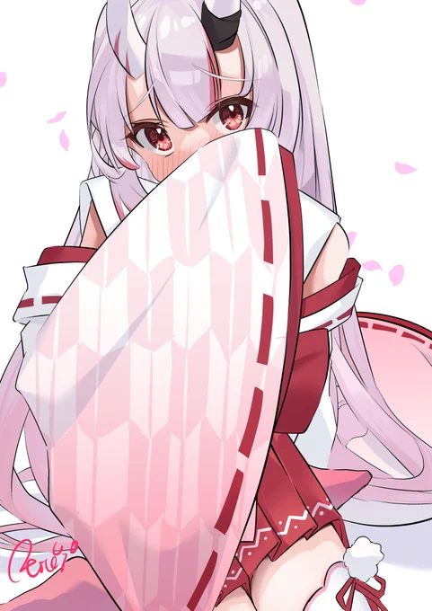 新衣装の口元隠す仕草かわ余すぎた...!#百鬼絵巻 