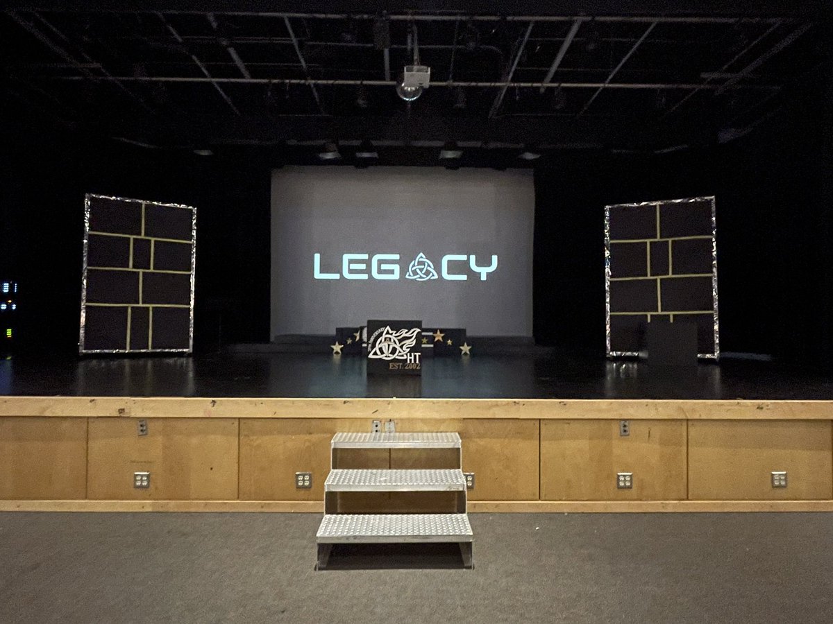 HolyTrinityOak's tweet photo. Let the show begin! Last performance of Legacy tonight! Legacy is a showcase of all the plays HT has performed since opening 20 years ago! @HCDSB https://t.co/7geJHR65C4