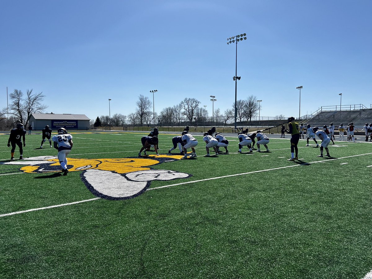 Busy day for our Yellowjackets!
Special Olympics ✔️ 
Junior Day ✔️ 
Scrimmage Day ✔️ 

#OnlyTheTough