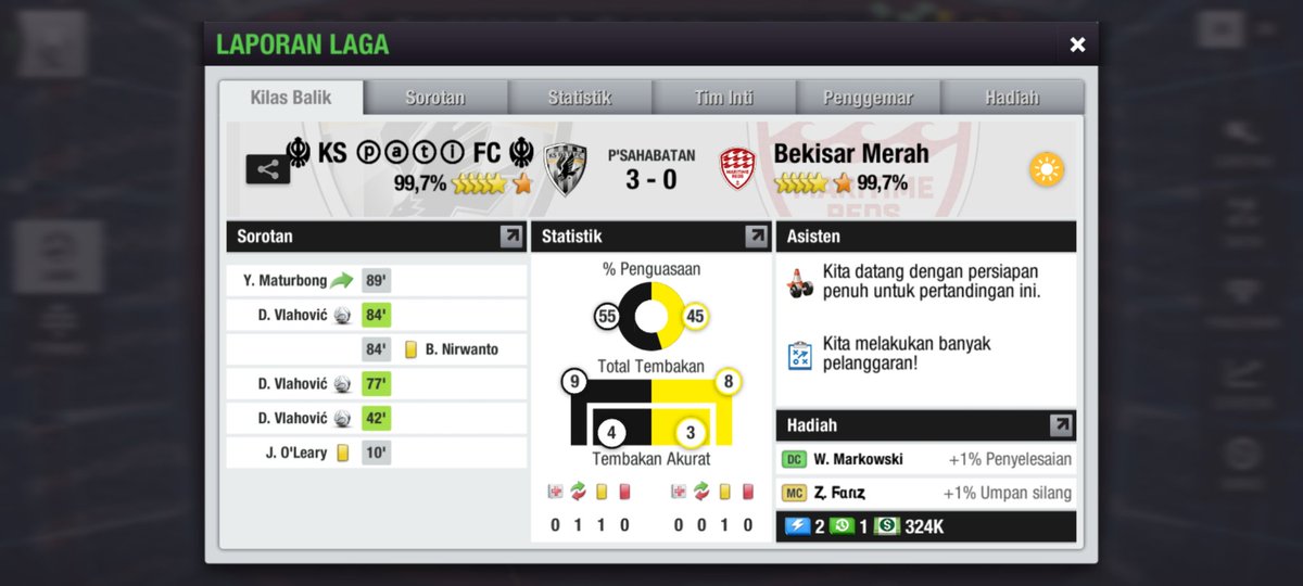 彡KS ⓟⓐⓣⓘ FCミ#TopEleven tweet media