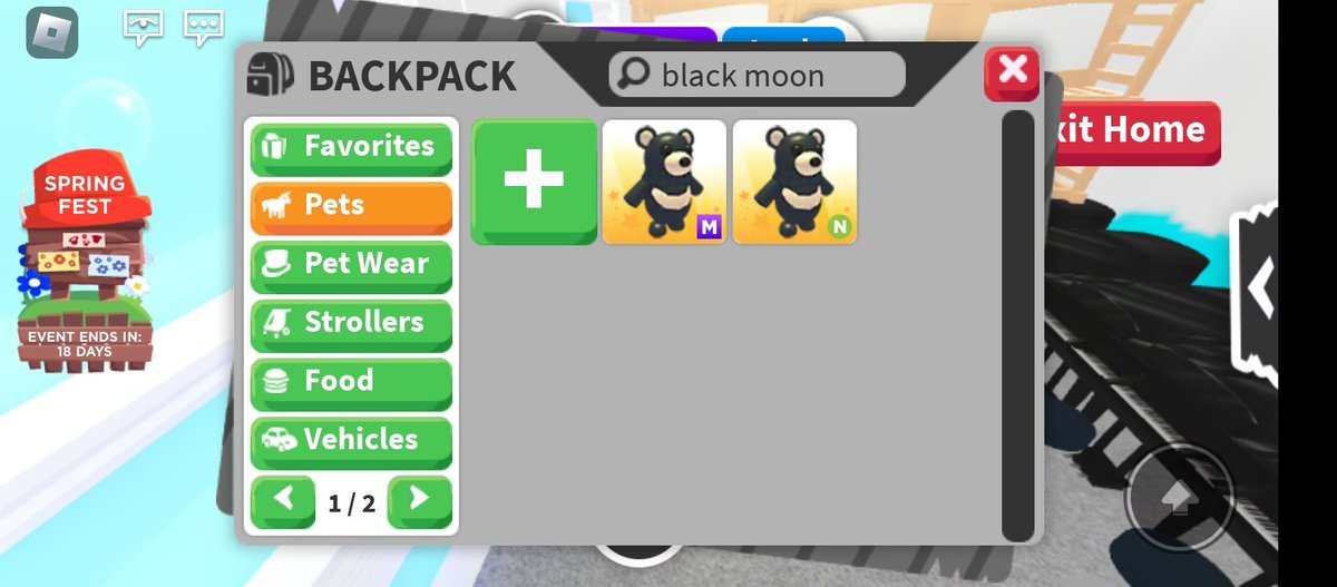 one retweet can win a neon black moon bear🫶🏾

- follow me
- like + retweet

#adoptme #Adoptmetrades #adoptmegiveaway #Adoptmetrade