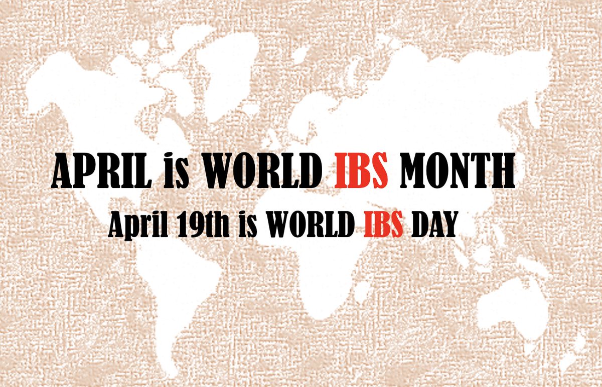 📢April 19th is #WorldIBSDay🌏 A day dedicated to raising awareness about Irritable Bowel Syndrome and supporting those who suffer from it. Let's spread the word and promote better understanding and management of this condition. 

#IBSawareness  #GITwitter #Medtwitter #hotgirlIBS