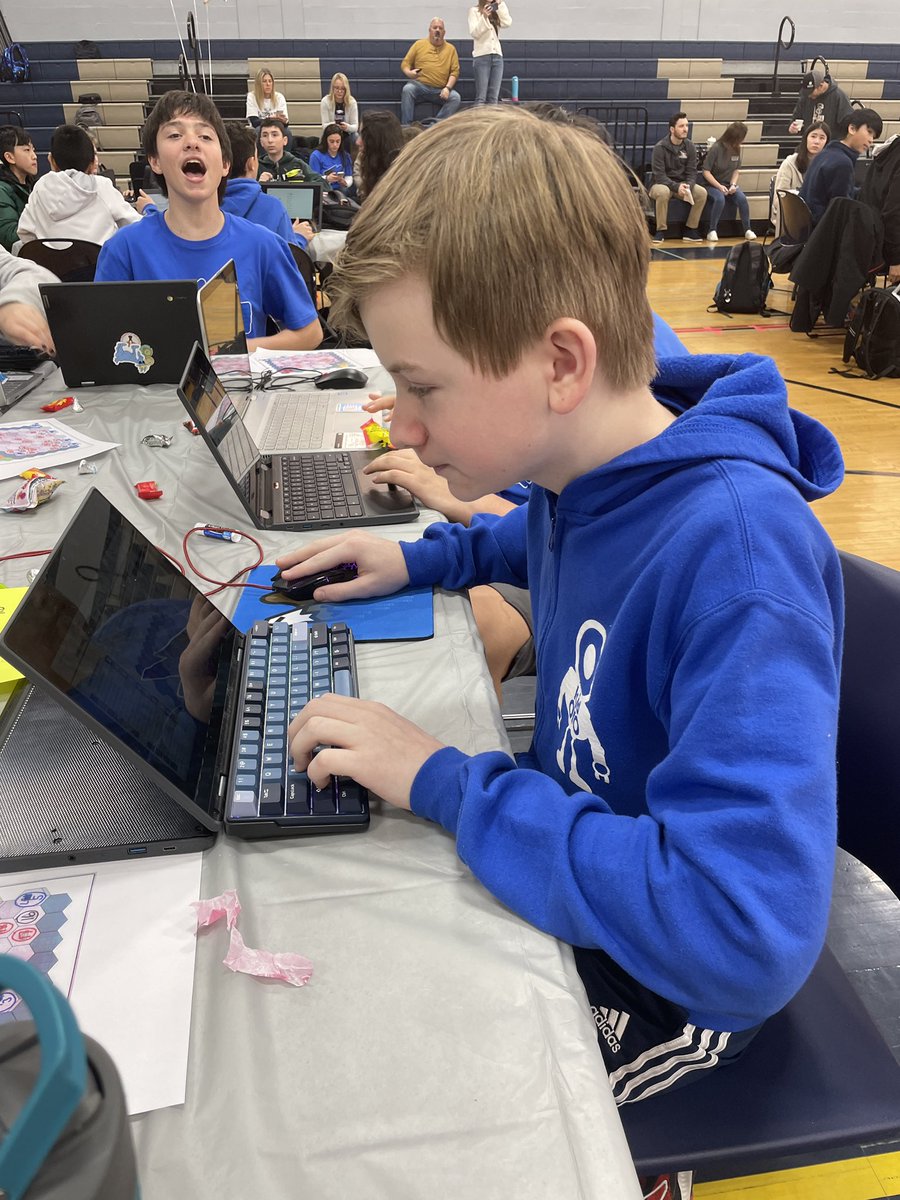 FerraraCodes's tweet photo. The captain @TheCodingKid led the troops to victory at #codeconquest23! Our resident Python expert was essential this year to making sure days of strategizing were implemented on Friday. Also have you heard he hosts a podcast? Awesome job Andrew! #tsarp @kid_OYO @HPS_Eagles https://t.co/vEsOSsZdD2