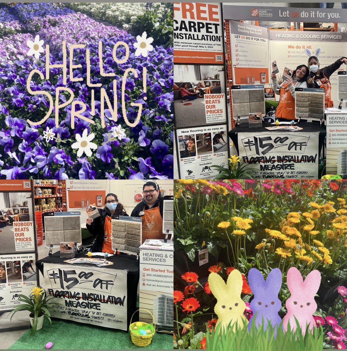SPRING into 0662 and let us help you with all your Carpet install needs.Every BUNNY needs help getting started.Our specialists are EGG-cellent at assisting with any questions you may have!HOP on by and say hello.🐰🐣