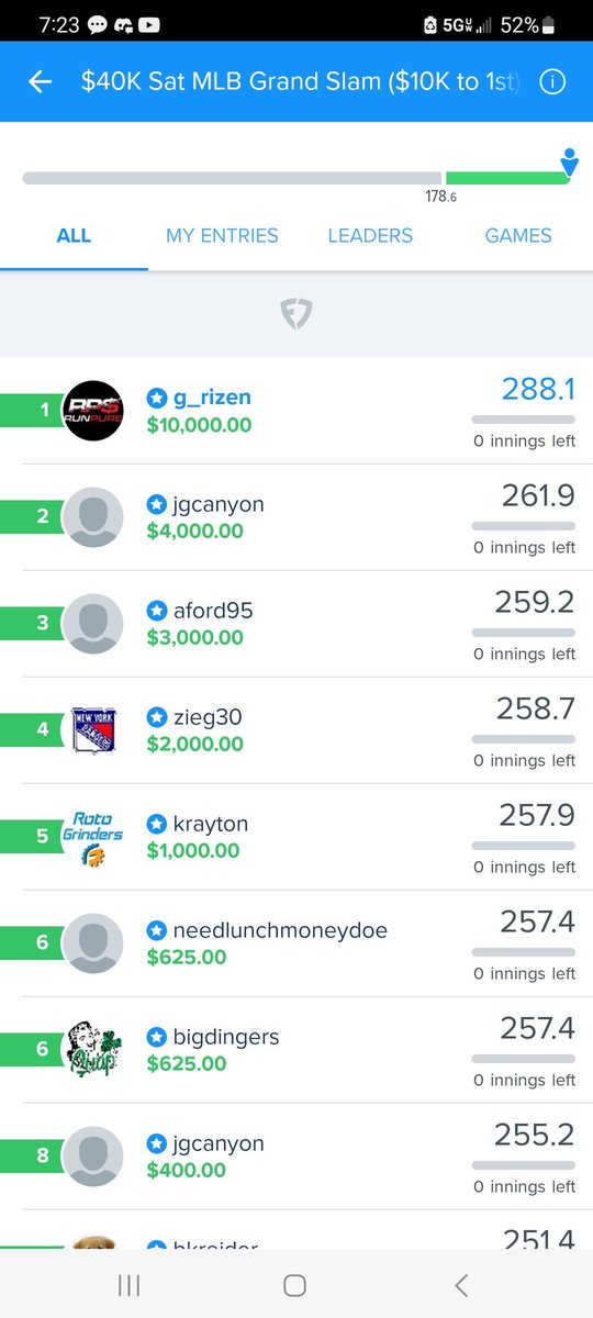 g_rizen's tweet photo. So glad MLB is back!!  My core @RunPureSports crushed today!!  Winners win!! https://t.co/90Ml5eel6I