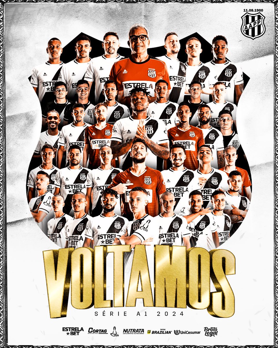 aapp_oficial's tweet photo. COM A FORÇA DA MAIOR DO INTERIOR, VOLTAMOS PARA SÉRIE A1 DO CAMPEONATO PAULISTA, MACACADA!!! 🔥🔥🔥🔥🔥🔥🖤🖤🖤🖤🖤🦍🦍🦍🦍🦍 #PontePreta https://t.co/ikyA8I6alO