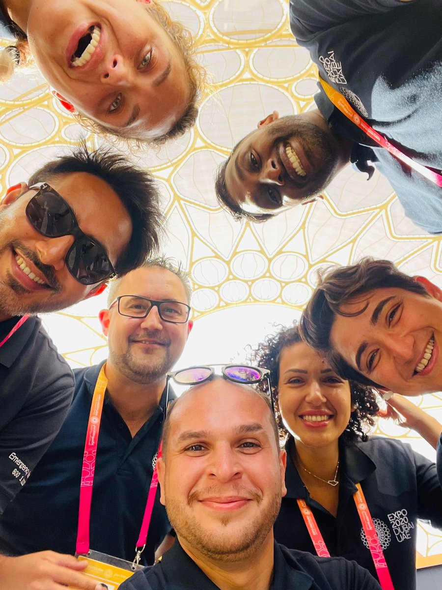 One year ago, I was a Expo 2020, Thai was the last photo of my team, was a amazing experience. Definitely one of a kind.