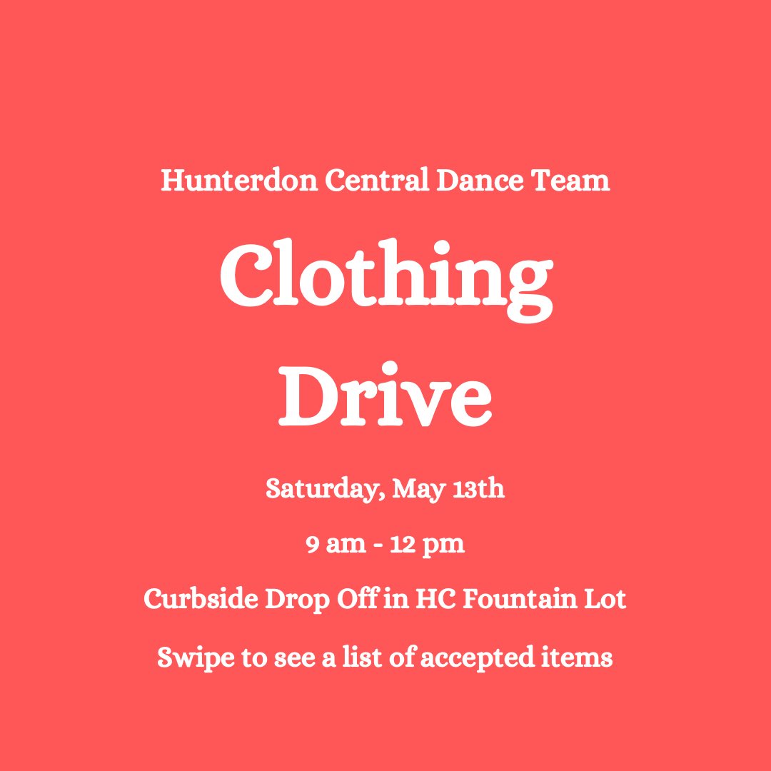 HCRHSDT's tweet photo. Save the date! HCDT is having a spring clothing drive!! https://t.co/I7TjgFV6E9