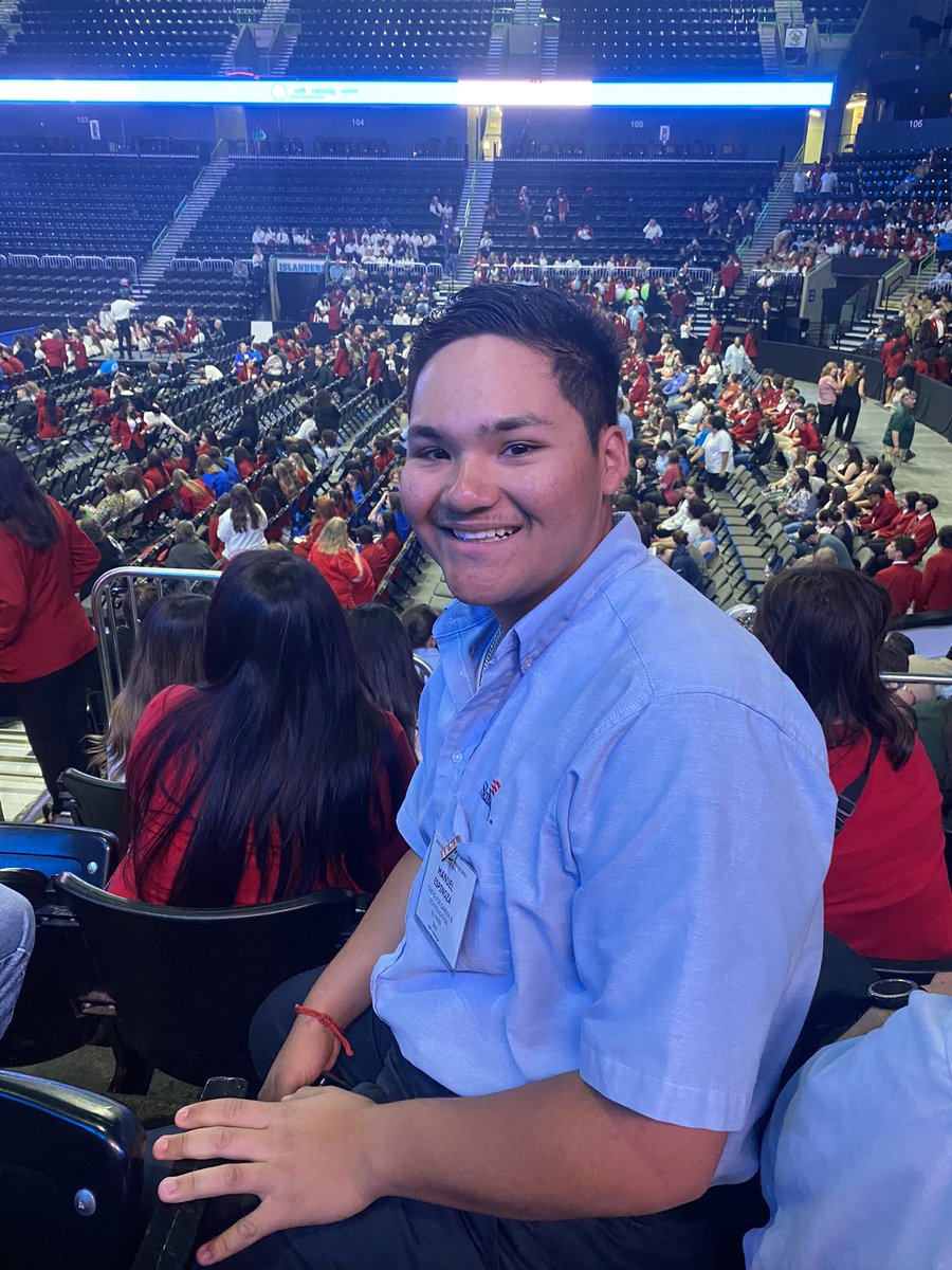 CCTEFireScience's tweet photo. CCTE Fire Science Senior, Manny E. representing at Skills USA Texas! Looking for that Gold! 🤞🍀 https://t.co/LOLqnapj8b