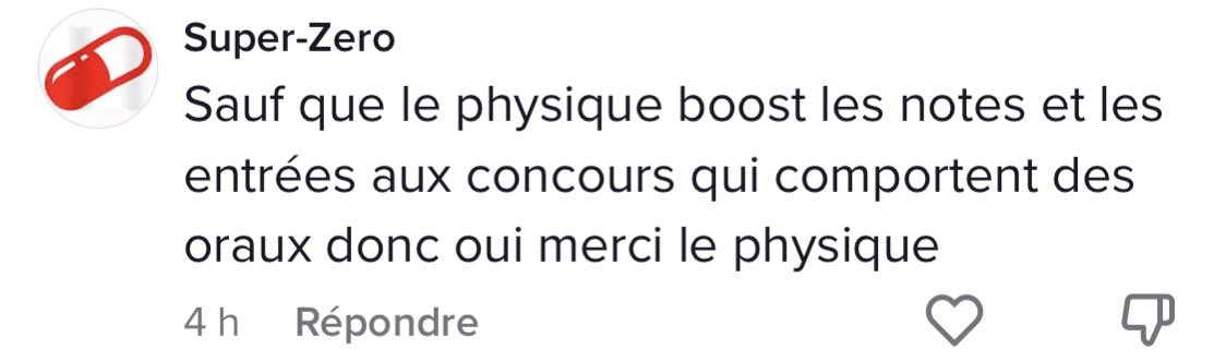 Les h HAÏSSENT les femmes qui ont conscience de leur valeur c’est hallucinant.  

Une femme explique avoir fait math sup une école de commerce mention bien au bac 20/20 en svt et en plus elle peint ! Regardez les commentaires et leur égo ! 🫠