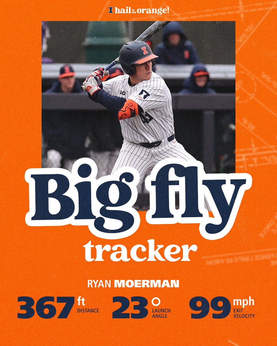 IlliniBaseball's tweet photo. Home run No. 5⃣

#Illini | #HTTO https://t.co/bEYOtGpXO1