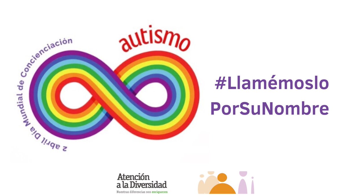 💙Por la inclusión, equidad e igualdad de oportunidades, ayudemos a visibilizar el #autismo #DiaMundialAutismo #LlamemosloPorSuNombre #2abril <a href="/Autismo_Espana/">Autismo España</a>