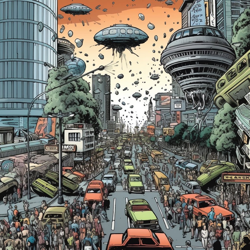 aicontentstudio's tweet photo. #alieninvasion #AIart #midjourney #ai https://t.co/YRpdDVGgAJ
