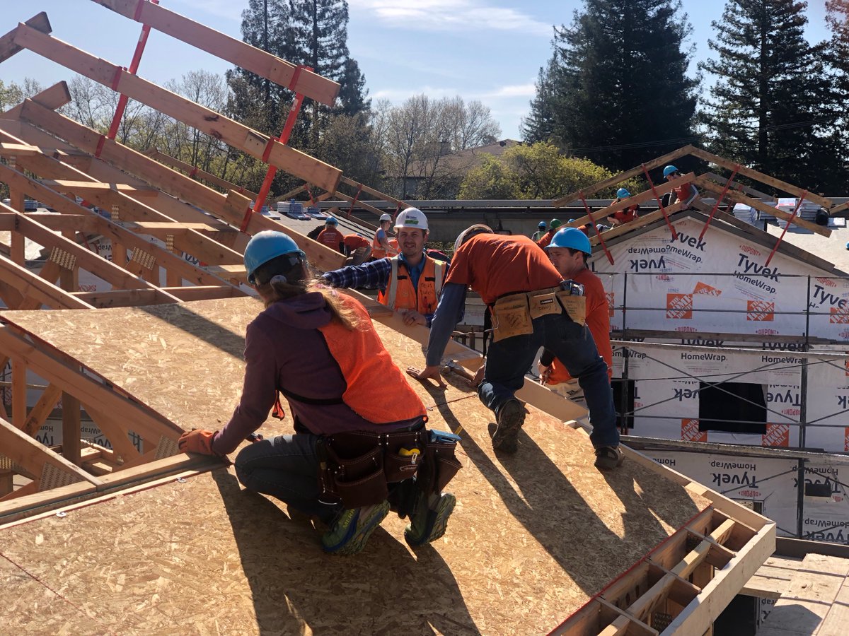 Today was our 3rd annual Beloved Community build day! Thanks to our sponsors, <a href="/WellsFargo/">Wells Fargo</a> &amp; <a href="/MolexConnectors/">Molex</a> for supporting the event, and to our community partners <a href="/CalHabitat/">Cal Habitat</a>, <a href="/DykeswithDrills/">Dykes With Drills</a>, and Berkeley Co-Op who all showed up for their communities to help us build homes!⚒️