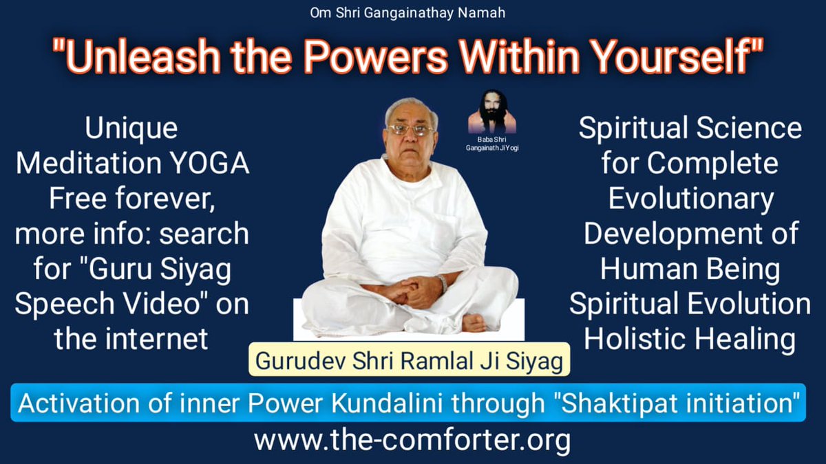 DagarSusheel's tweet photo. Raise your level of inner consciousness with guru siyag siddhayoga #YogainUSA
#lovely2023
#YogaCuresCovid19
#Yoga_Automatic
#gurusiyag #YogaForDivinity https://t.co/xqaKJOceKm