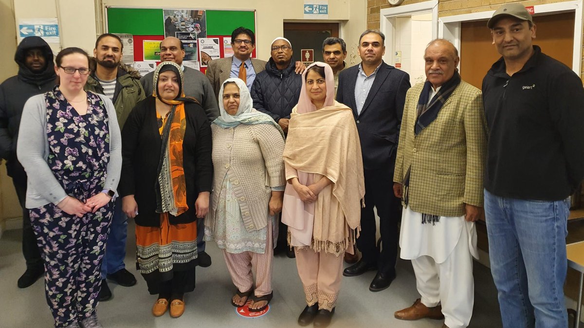 Birmingham Hodgehill Constituency Conservatives Team with PPP Overseas Focal Person Ch Shanawaz