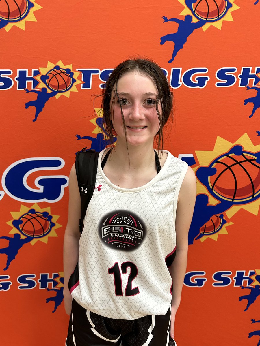 BigShotsGlobal's tweet photo. #BIGSHOTS #RockyTopTipOff 

Middle School Girls 

Gaters- 41
14 Sophie Montana 15

Elite Empire- 29
12 Zoey Fultz 12 https://t.co/bFv8gryt39