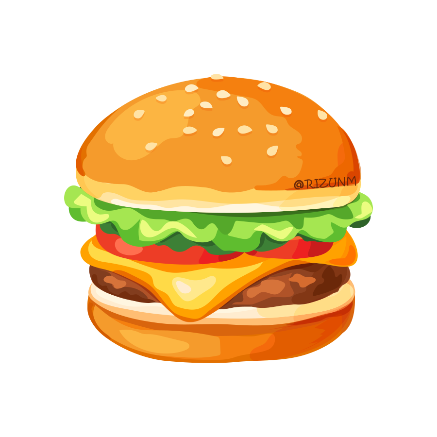 burger food food focus no humans lettuce black background simple background  illustration images