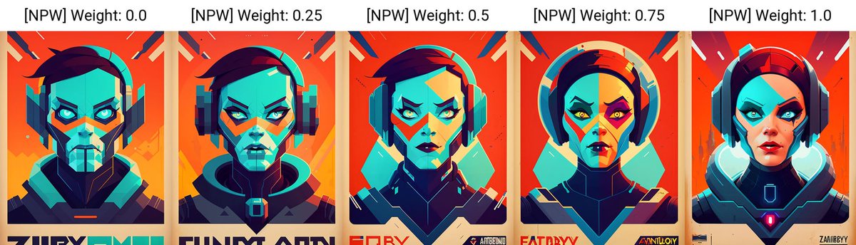 Extension to A1111 WebUI : Negative Prompt Weight  (NPW)

This is a simple extension for the Stable Diffusion Web UI, which adds provides a weight parameter for the negative prompt, and it writes the value to PNGinfo and supports XYZ Plot.

github.com/muerrilla/stab…