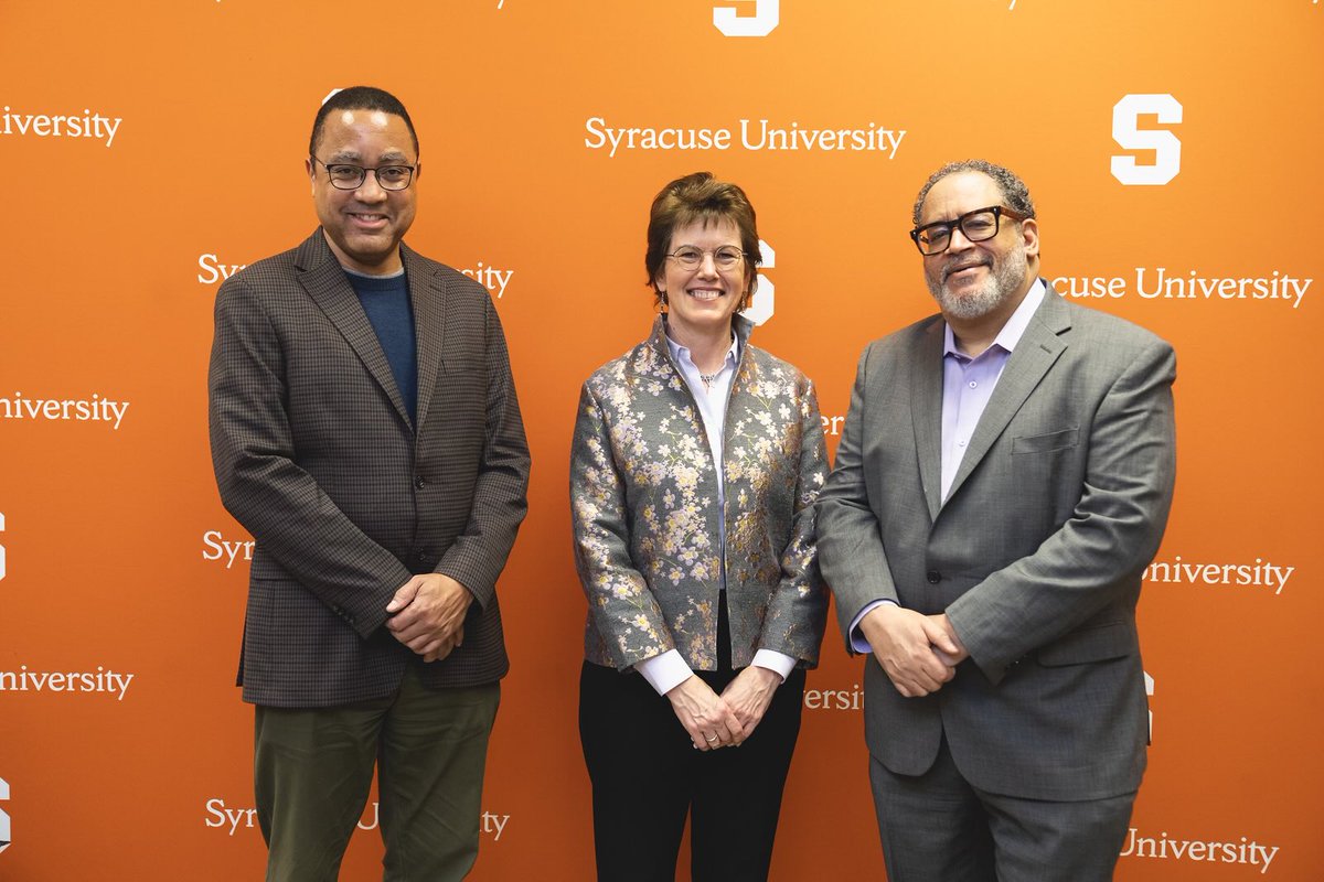 I was please to welcome John McWhorter and Michael Eric Dyson for a conversation at the University Lecture at Syracuse University.