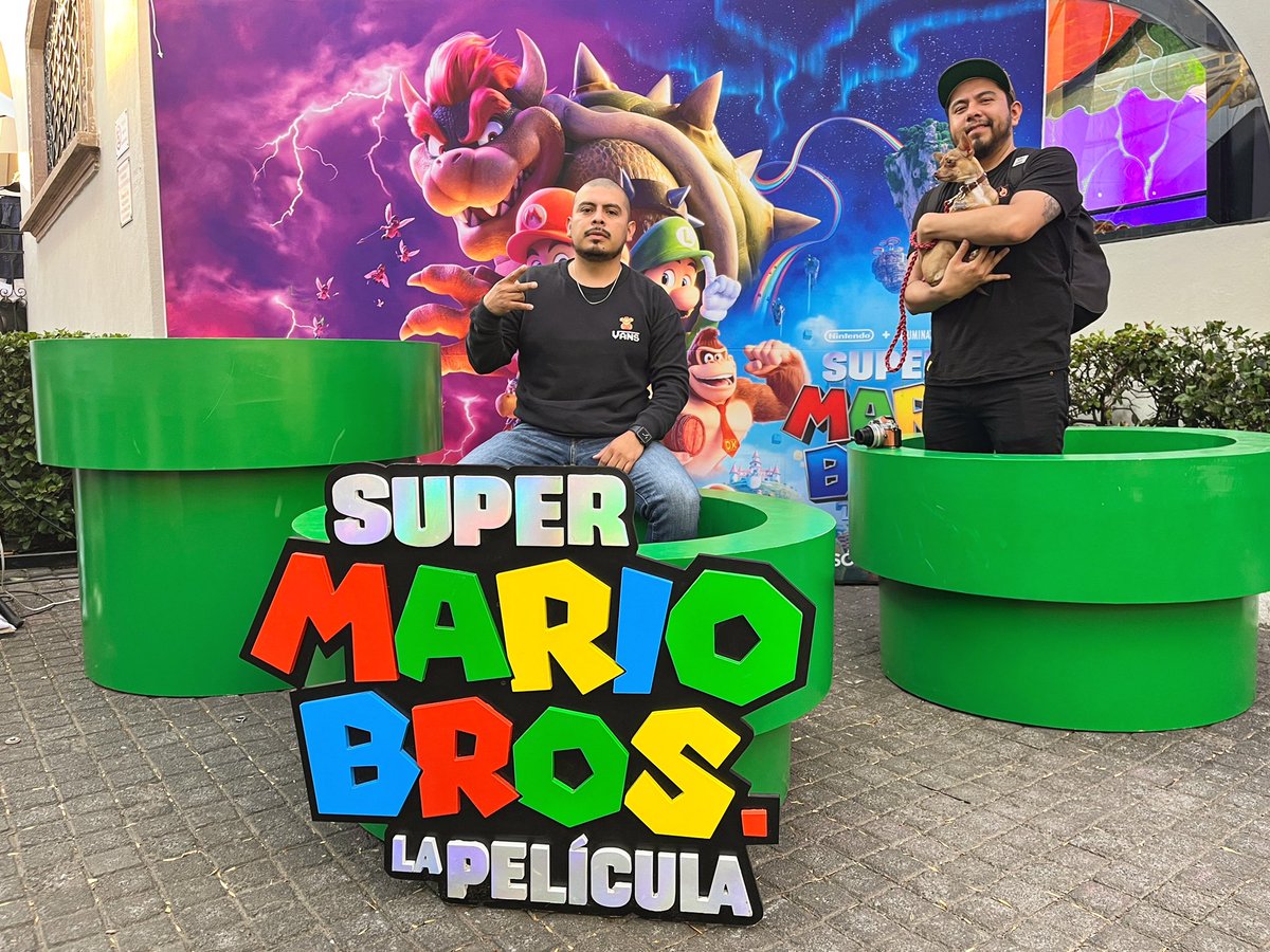 It’s me Mario….
<a href="/UniversalMX/">Universal Pictures México</a> 

#supermariobroslapelicula #universalstudios #universalmx #cdmx #nintendo #losretrogamers