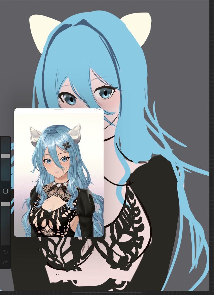 GM  feel so good to finally have time to draw something haha