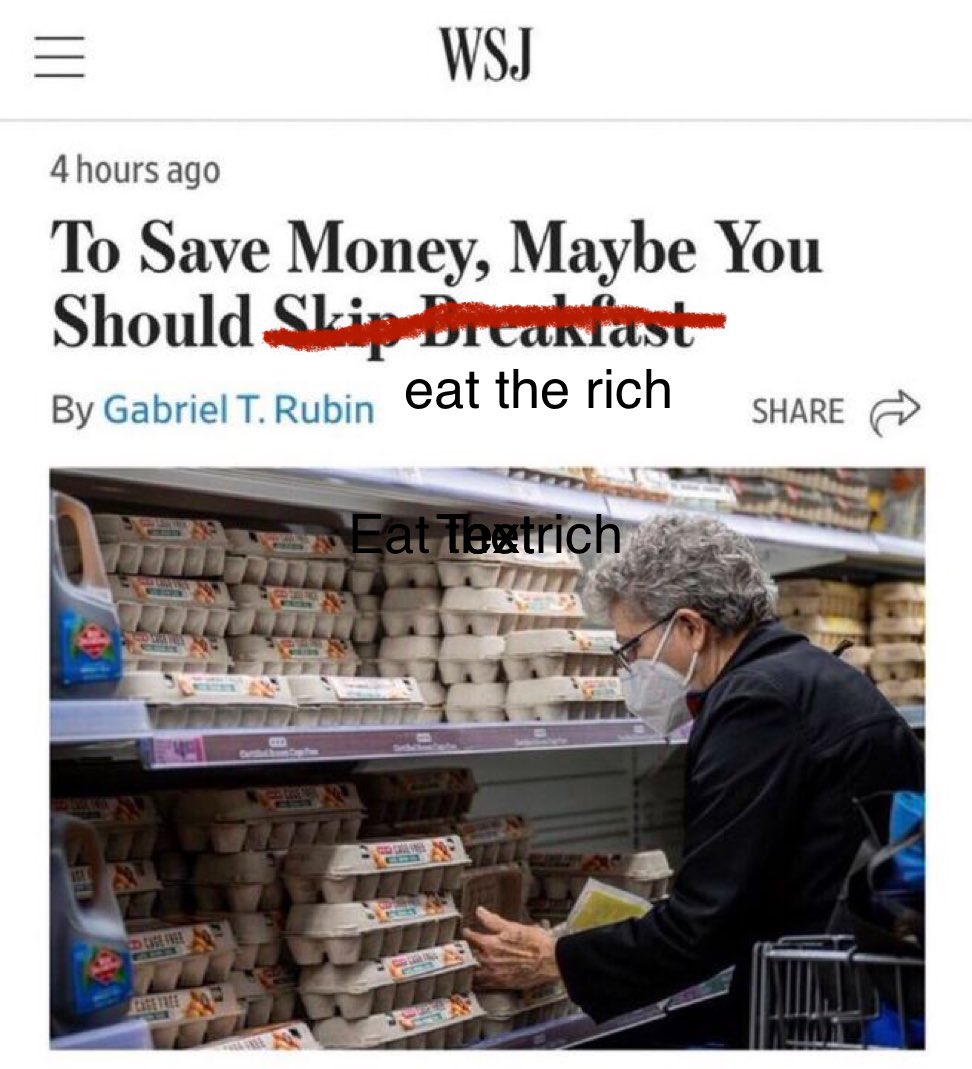 attnstarcommand's tweet image. eat the rich